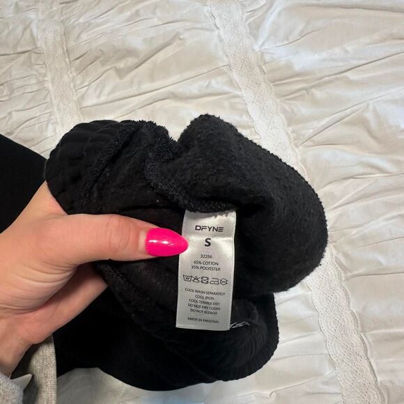 Dfyne signature wide leg jogger midnight black small - Picture 6 of 8